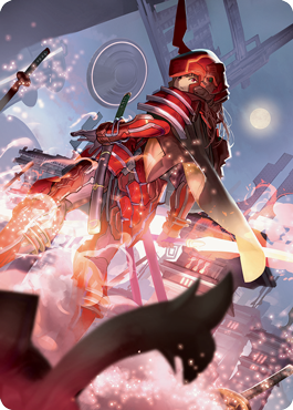 Magic | Peerless Samurai Art Card [Kamigawa: Neon Dynasty Art Series] | The Nerd Merchant