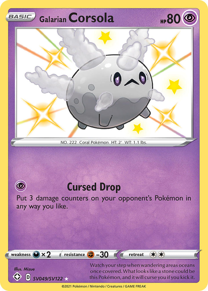 Pokemon | Galarian Corsola (SV049/SV122) [Sword & Shield: Shining Fates] | The Nerd Merchant