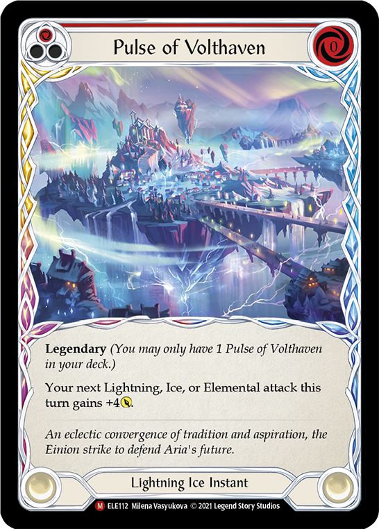 Flesh and Blood TCG | Pulse of Volthaven [ELE112] (Tales of Aria)  1st Edition Normal | The Nerd Merchant