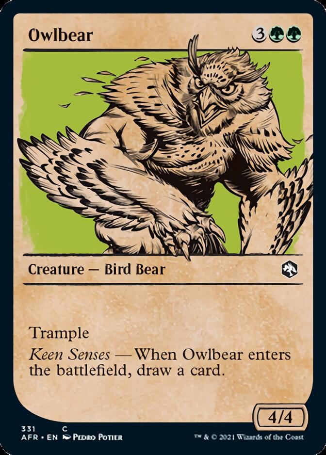 Magic | Owlbear (Showcase) [Dungeons & Dragons: Adventures in the Forgotten Realms] | The Nerd Merchant