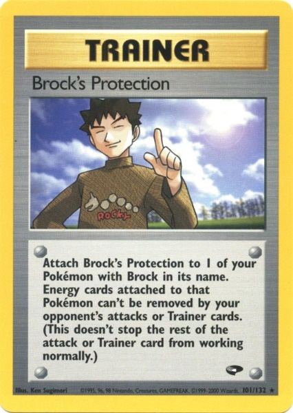 Pokemon | Brock's Protection (101/132) [Gym Challenge Unlimited] | The Nerd Merchant