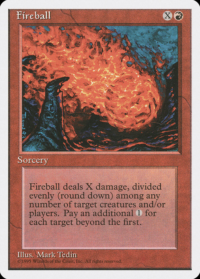Magic | Fireball [Fourth Edition] | The Nerd Merchant