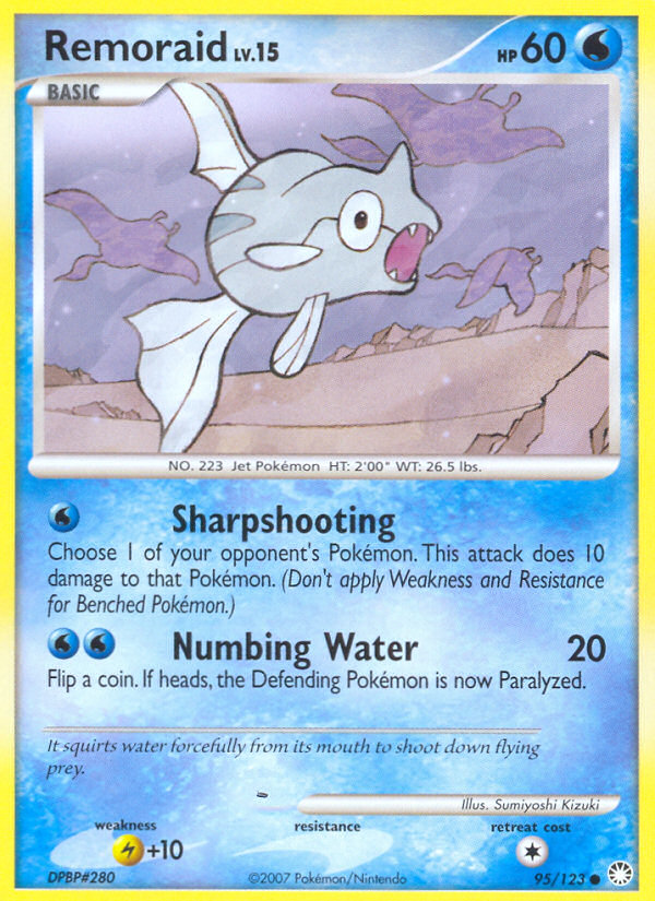 Pokemon | Remoraid (95/123) [Diamond & Pearl: Mysterious Treasures] | The Nerd Merchant