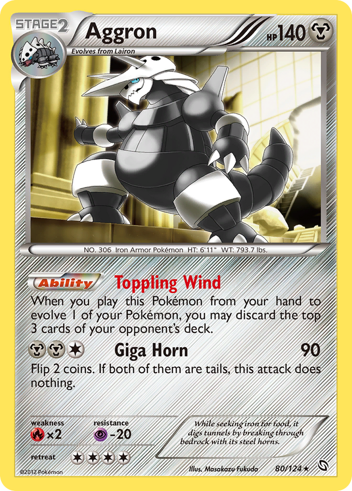 Pokemon | Aggron (80/124) [Black & White: Dragons Exalted] | The Nerd Merchant