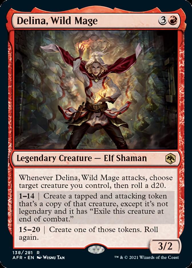 Magic | Delina, Wild Mage [Dungeons & Dragons: Adventures in the Forgotten Realms] | The Nerd Merchant