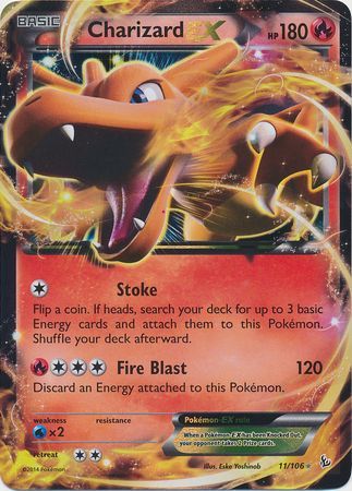 Pokemon | Charizard EX (11/106) (Jumbo Card) [XY: Flashfire] | The Nerd Merchant