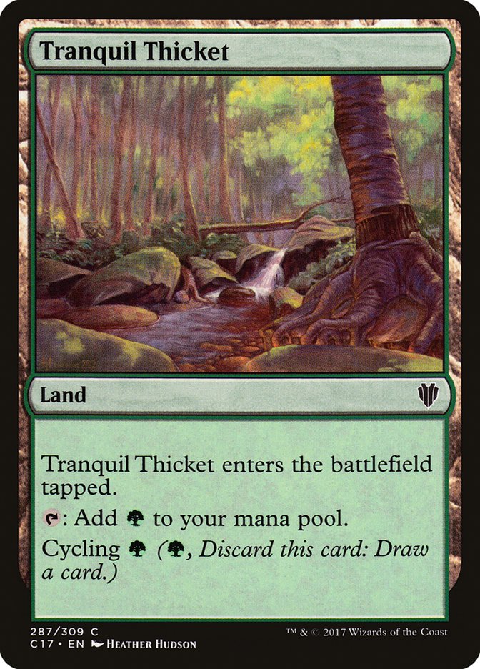 Magic | Tranquil Thicket [Commander 2017] | The Nerd Merchant