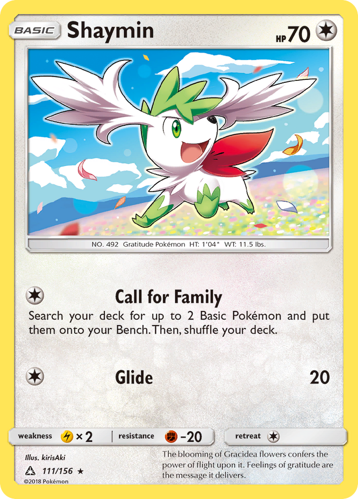 Pokemon | Shaymin (111/156) [Sun & Moon: Ultra Prism] | The Nerd Merchant