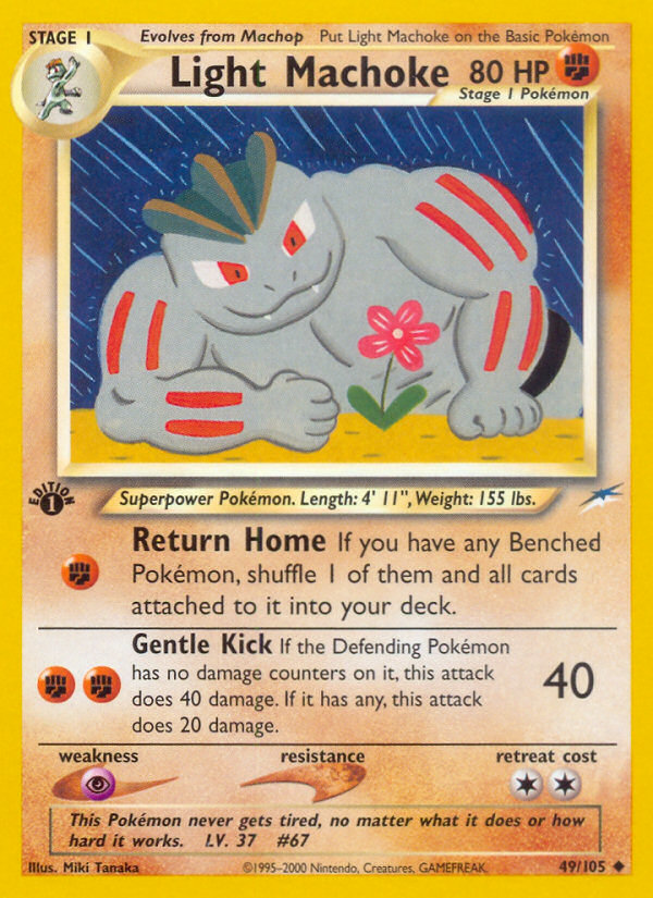 Pokemon | Light Machoke (49/105) [Neo Destiny 1st Edition] | The Nerd Merchant