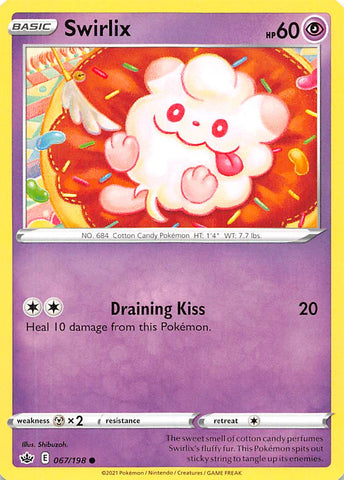 Pokemon | Swirlix (067/198) [Sword & Shield: Chilling Reign] | The Nerd Merchant