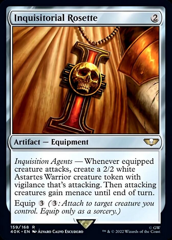 Magic | Inquisitorial Rosette (Surge Foil) [Warhammer 40,000] | The Nerd Merchant