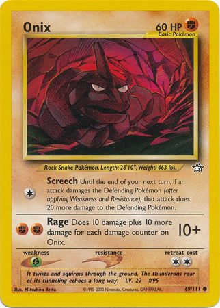 Pokemon | Onix (69/111) [Neo Genesis Unlimited] | The Nerd Merchant