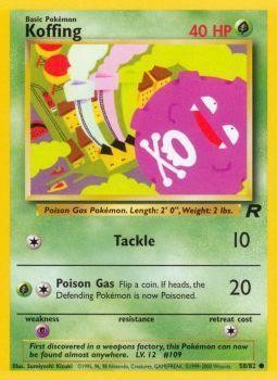 Pokemon | Koffing (58/82) [Team Rocket Unlimited] | The Nerd Merchant