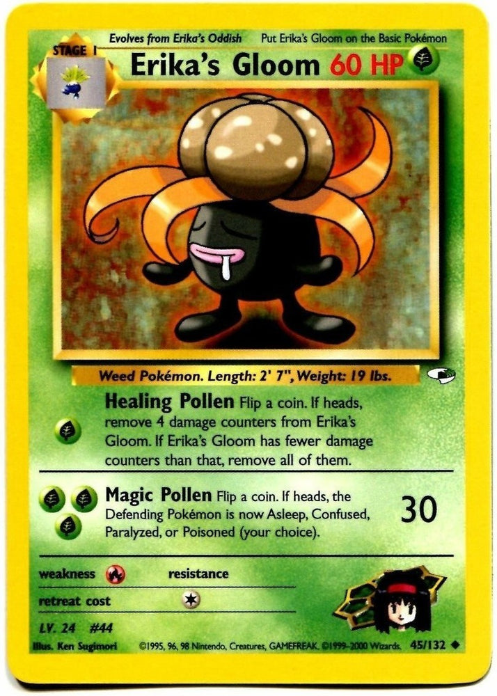 Pokemon | Erika's Gloom (45/132) [Gym Heroes Unlimited] | The Nerd Merchant