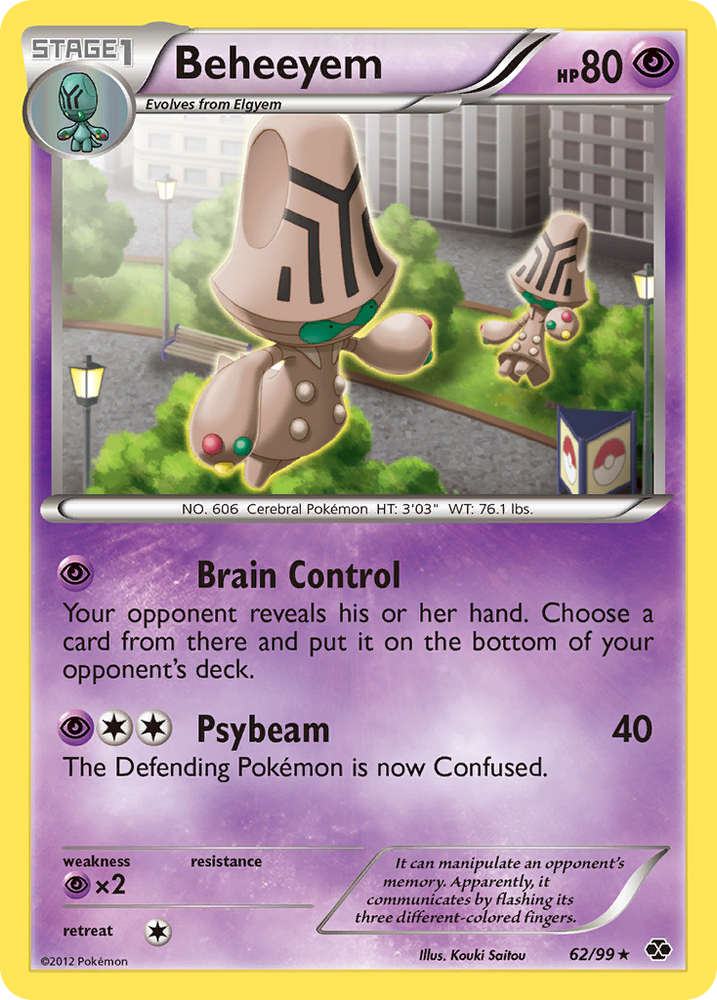 Pokemon | Beheeyem (62/99) [Black & White: Next Destinies] | The Nerd Merchant