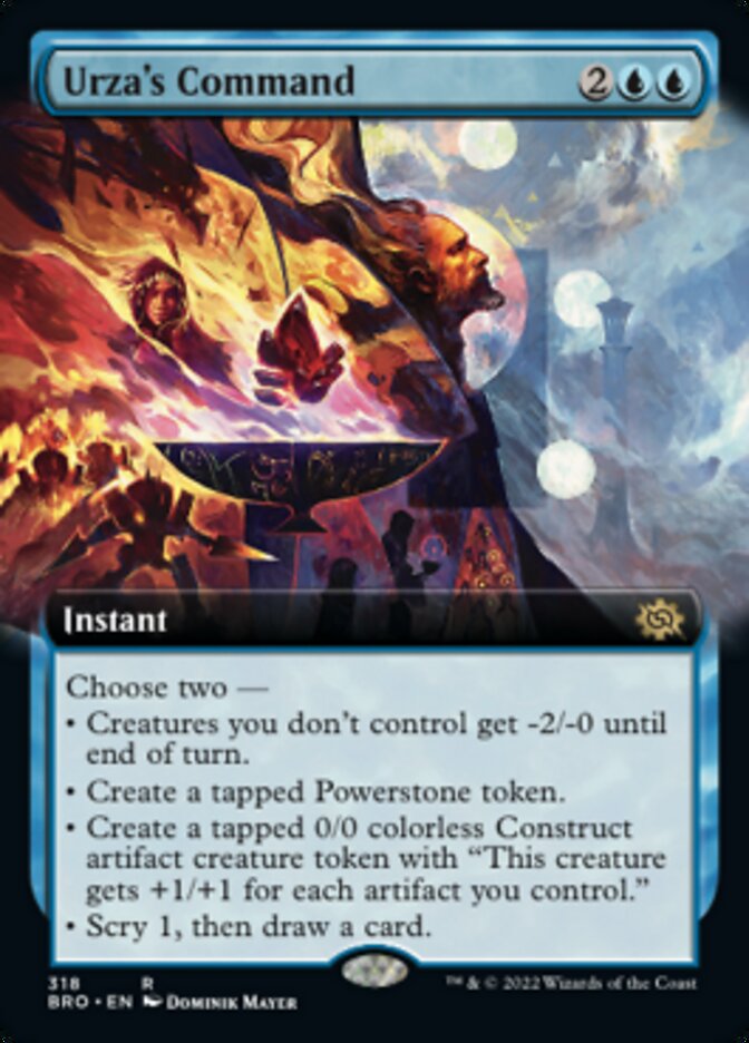 Magic | Urza's Command (Extended Art) [The Brothers' War] | The Nerd Merchant