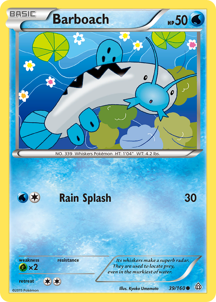 Pokemon | Barboach (39/160) [XY: Primal Clash] | The Nerd Merchant