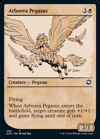 Magic | Arborea Pegasus (Showcase) [Dungeons & Dragons: Adventures in the Forgotten Realms] | The Nerd Merchant