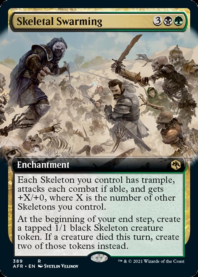 Magic | Skeletal Swarming (Extended Art) [Dungeons & Dragons: Adventures in the Forgotten Realms] | The Nerd Merchant