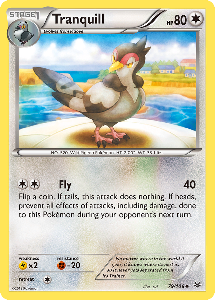Pokemon | Tranquill (79/108) [XY: Roaring Skies] | The Nerd Merchant