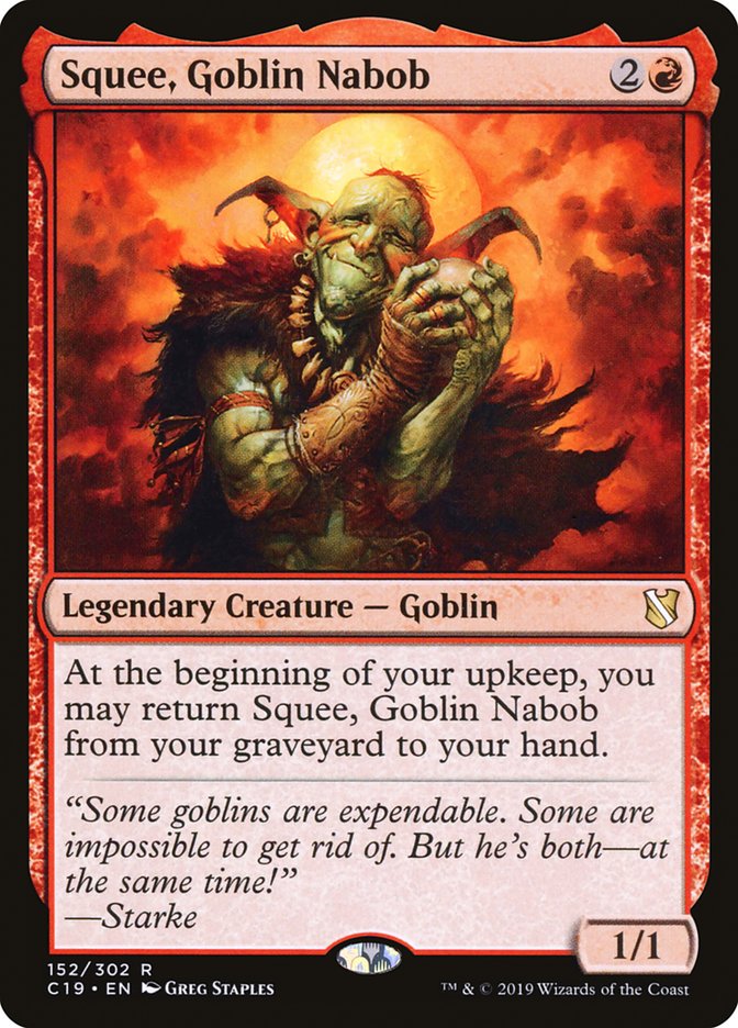 Magic | Squee, Goblin Nabob [Commander 2019] | The Nerd Merchant