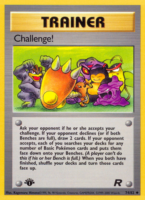 Pokemon | Challenge! (74/82) [Team Rocket 1st Edition] | The Nerd Merchant