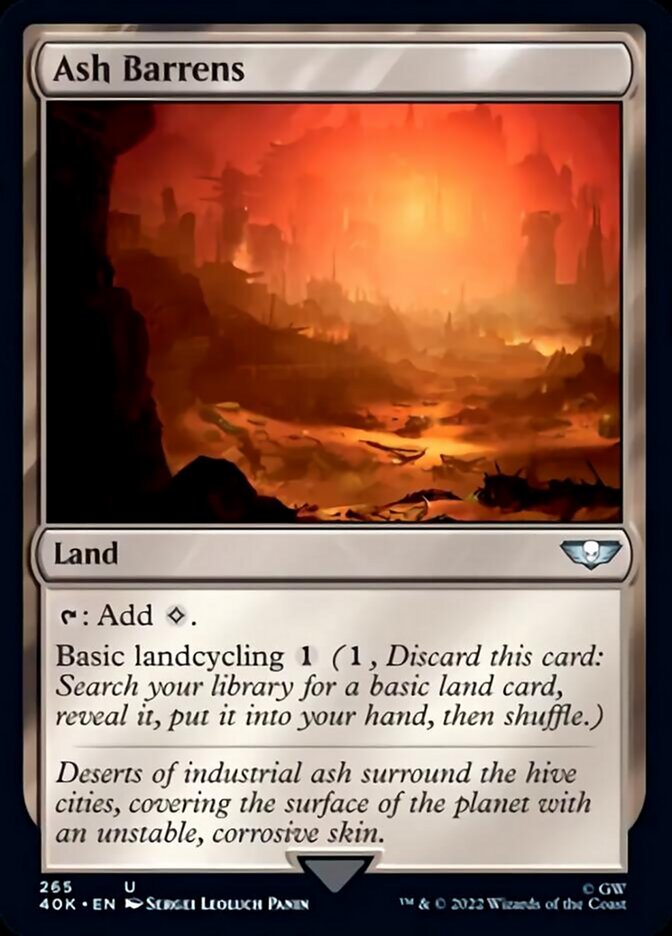 Magic | Ash Barrens [Warhammer 40,000] | The Nerd Merchant