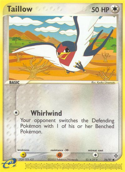 Pokemon | Taillow (76/97) [EX: Dragon] | The Nerd Merchant