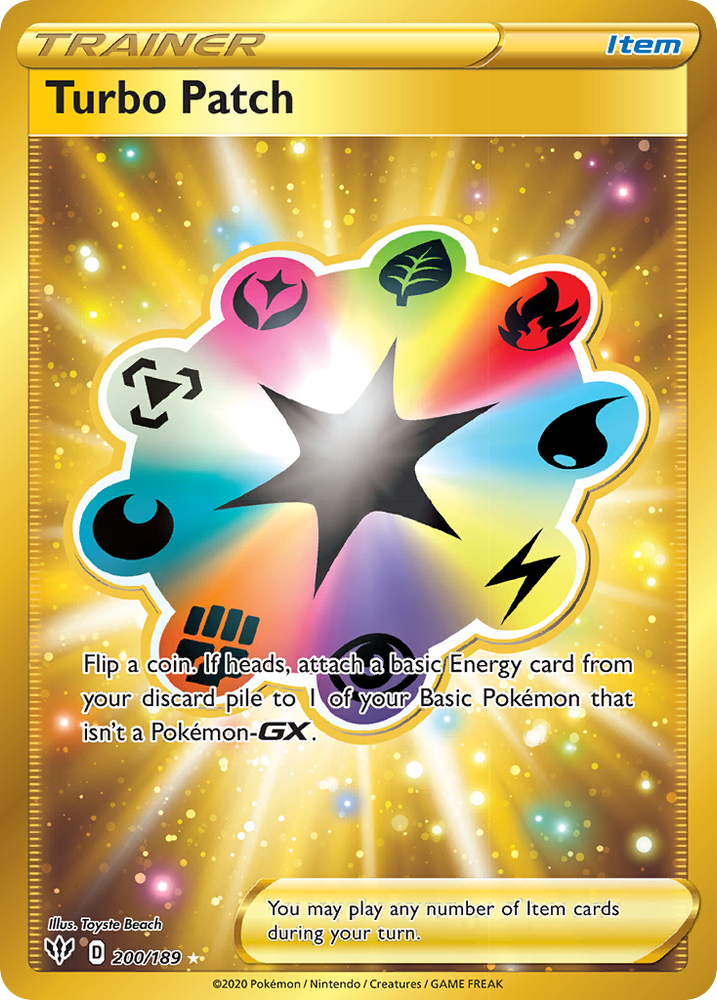 Pokemon | Turbo Patch (200/189) [Sword & Shield: Darkness Ablaze] | The Nerd Merchant