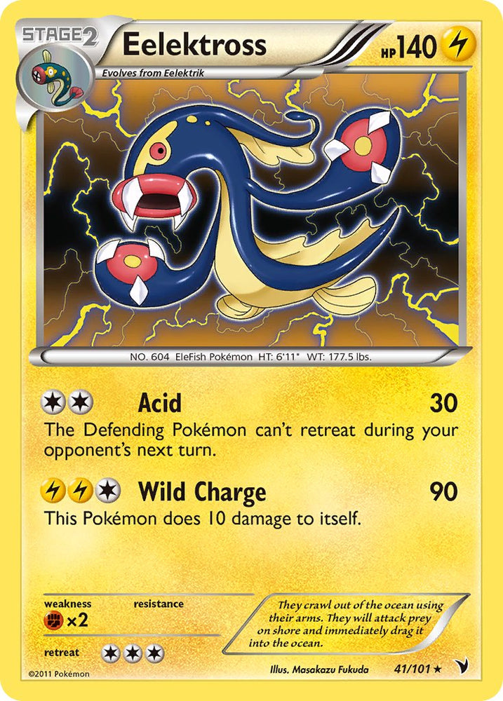 Pokemon | Eelektross (41/101) (Theme Deck Exclusive) [Black & White: Noble Victories] | The Nerd Merchant