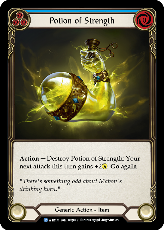 Flesh and Blood TCG | Potion of Strength [U-WTR171] (Welcome to Rathe Unlimited)  Unlimited Normal | The Nerd Merchant