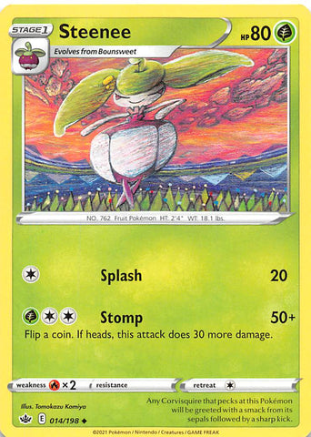Pokemon | Steenee (014/198) [Sword & Shield: Chilling Reign] | The Nerd Merchant