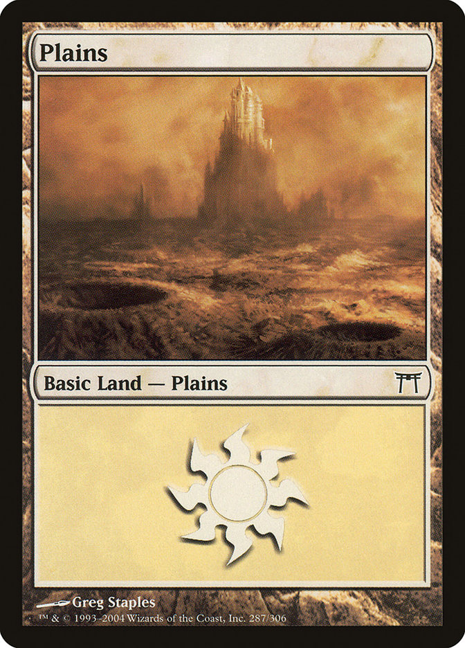 Magic | Plains (287) [Champions of Kamigawa] | The Nerd Merchant
