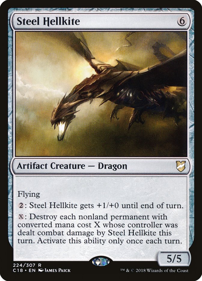 Magic | Steel Hellkite [Commander 2018] | The Nerd Merchant