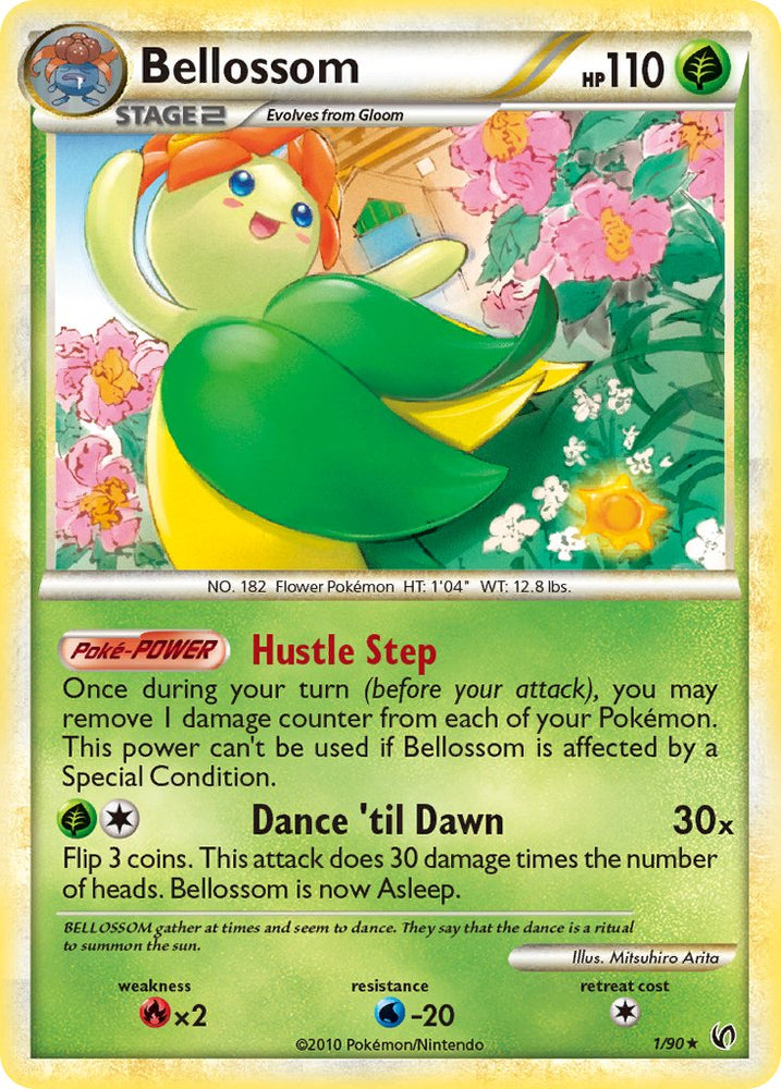 Pokemon | Bellossom (1/90) (Theme Deck Exclusive) [HeartGold & SoulSilver: Undaunted] | The Nerd Merchant