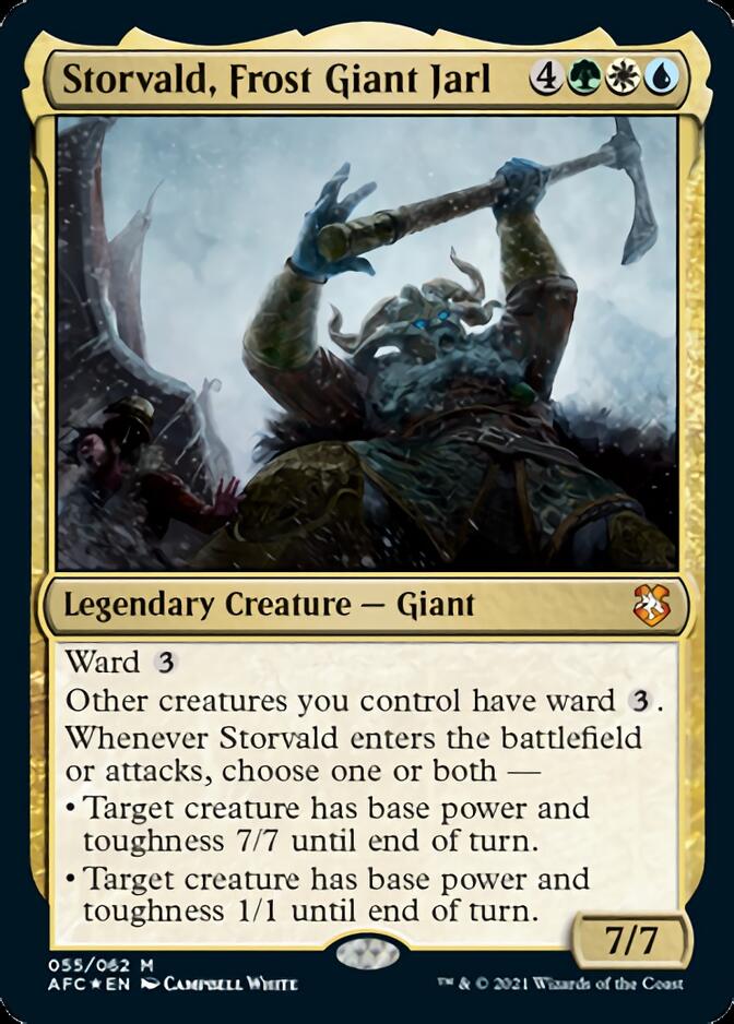 Magic | Storvald, Frost Giant Jarl [Dungeons & Dragons: Adventures in the Forgotten Realms Commander] | The Nerd Merchant