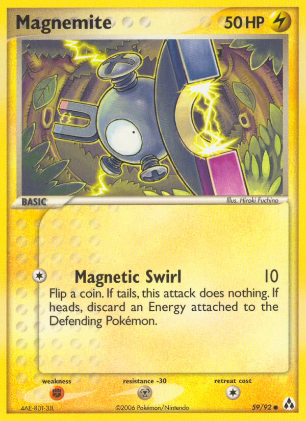 Pokemon | Magnemite (59/92) [EX: Legend Maker] | The Nerd Merchant