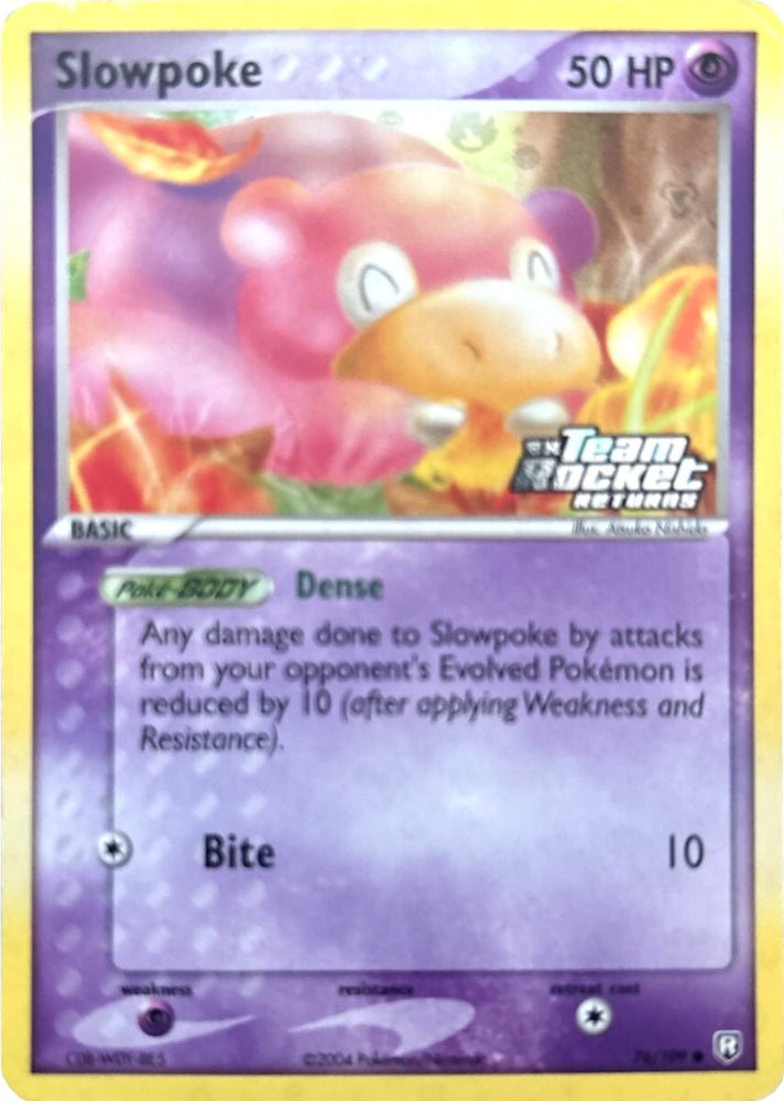 Pokemon | Slowpoke (76/109) (Stamped) [EX: Team Rocket Returns] | The Nerd Merchant
