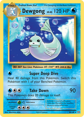 Pokemon | Dewgong (29/108) [XY: Evolutions] | The Nerd Merchant