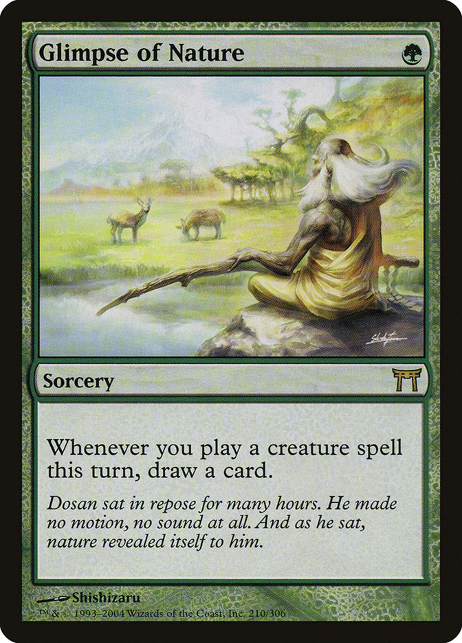 Magic | Glimpse of Nature [Champions of Kamigawa] | The Nerd Merchant