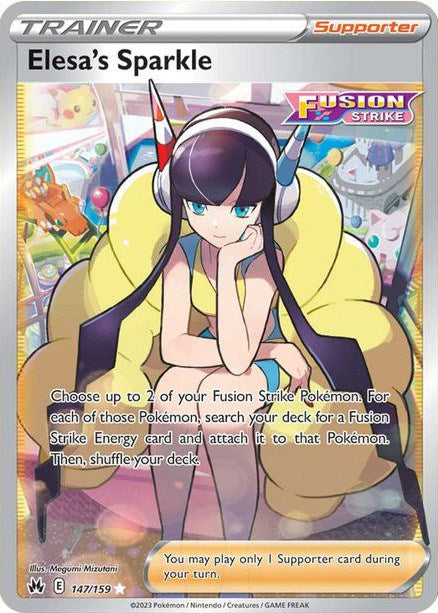 Pokemon | Elesa's Sparkle (147/159) [Sword & Shield: Crown Zenith] | The Nerd Merchant