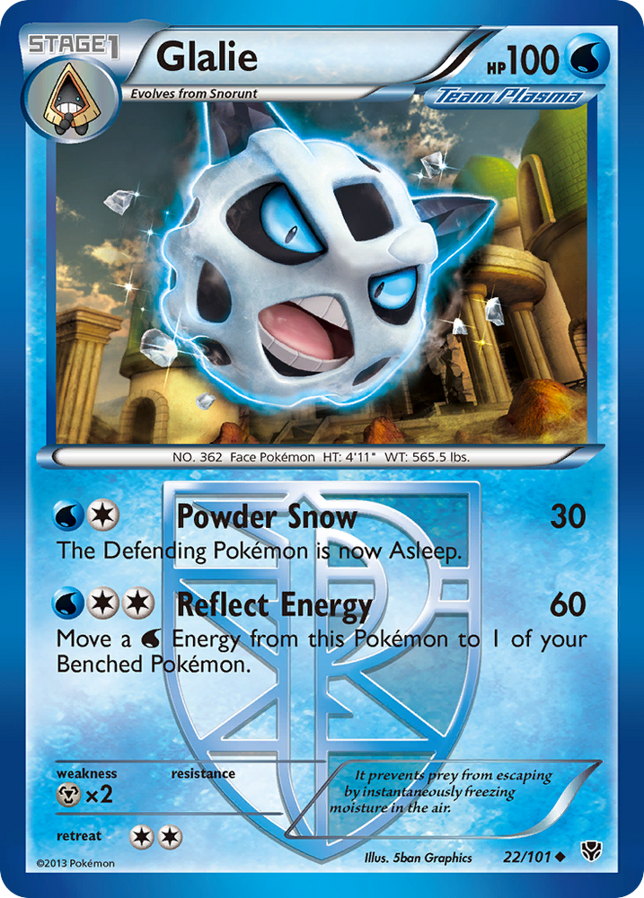 Pokemon | Glalie (22/101) [Black & White: Plasma Blast] | The Nerd Merchant