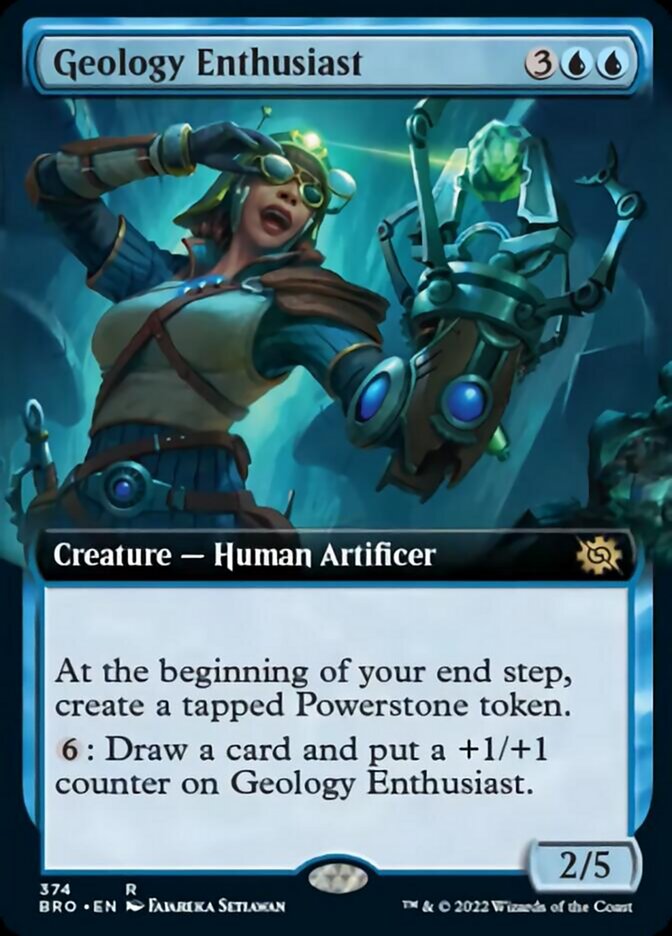 Magic | Geology Enthusiast (Extended Art) [The Brothers' War] | The Nerd Merchant