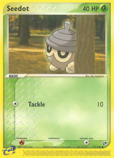 Pokemon | Seedot (77/100) [EX: Sandstorm] | The Nerd Merchant