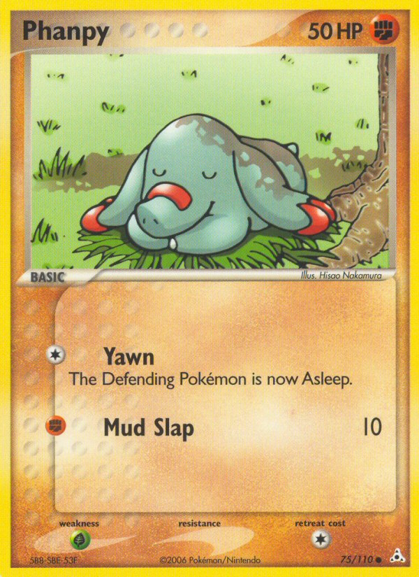 Pokemon | Phanpy (75/110) [EX: Holon Phantoms] | The Nerd Merchant