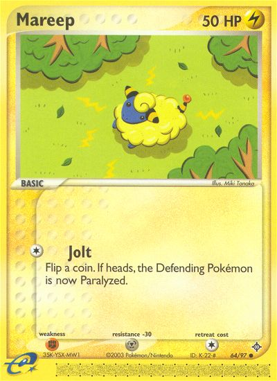 Pokemon | Mareep (64/97) [EX: Dragon] | The Nerd Merchant