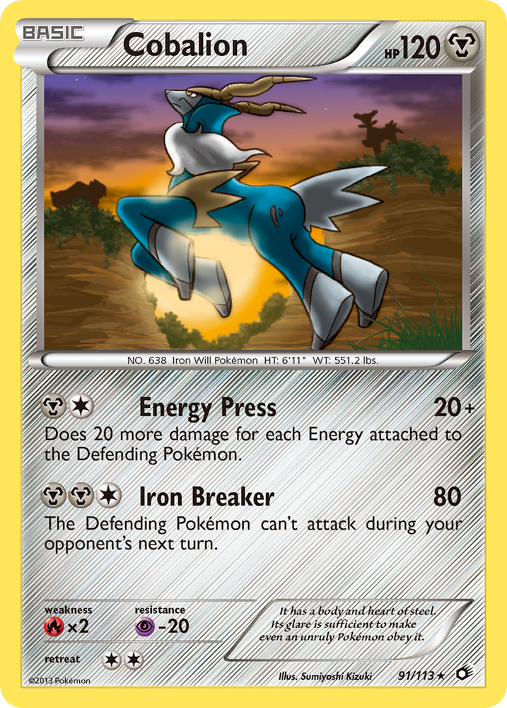 Pokemon | Cobalion (91/113) [Black & White: Legendary Treasures] | The Nerd Merchant