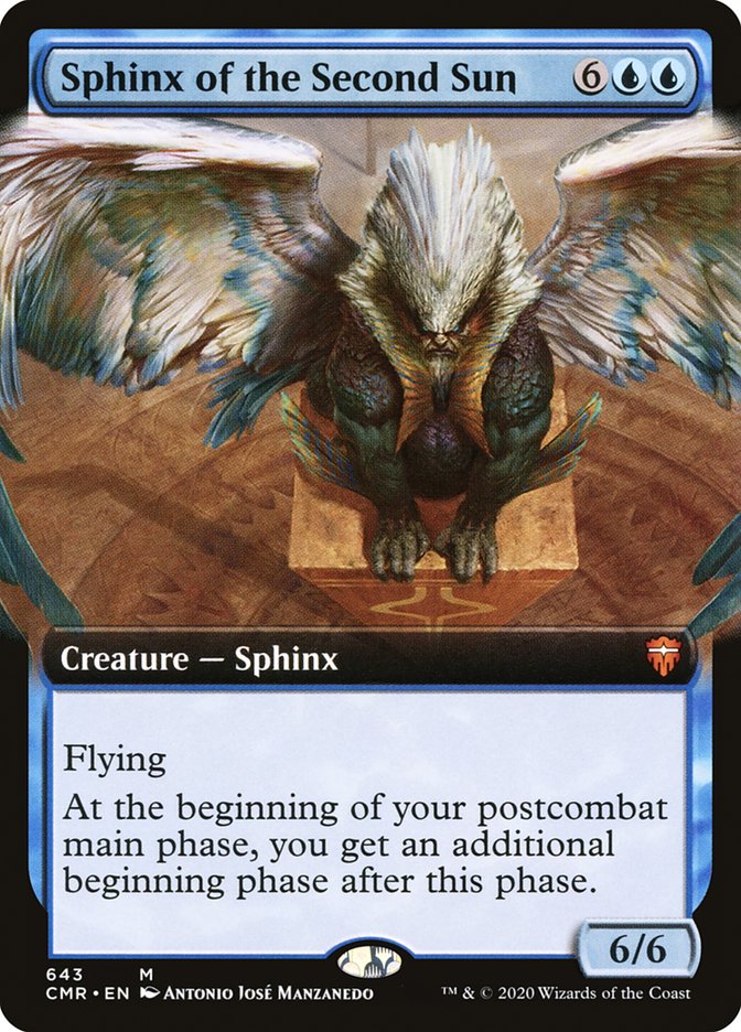Magic | Sphinx of the Second Sun (Extended Art) [Commander Legends] | The Nerd Merchant