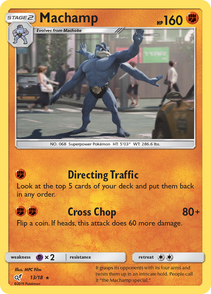 Pokemon | Machamp (13/18) [Sun & Moon: Detective Pikachu] | The Nerd Merchant