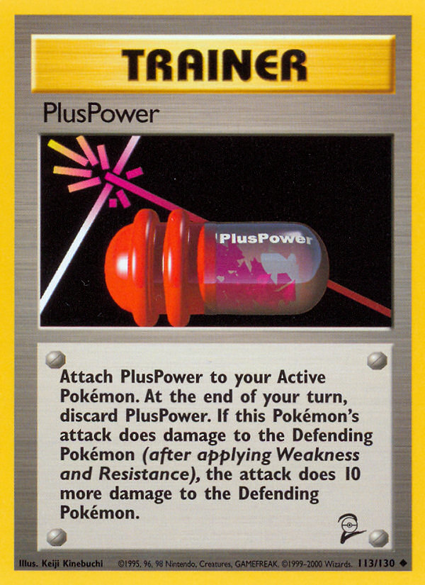 Pokemon | PlusPower (113/130) [Base Set 2] | The Nerd Merchant